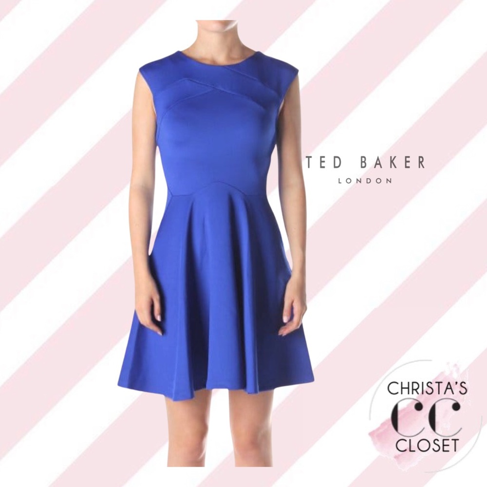 🌹Ted Baker Arwyn Panelled Skater Dress